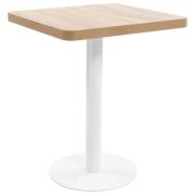 vidaXL Bistrobord lysebrun 60x60 cm MDF