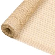 vidaXL Skjermnett beige 3,6x25 m HDPE 75 g/m²