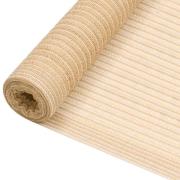 vidaXL Skjermnett beige 3,6x25 m HDPE 150 g/m²