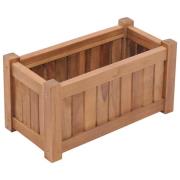 vidaXL Høybed 50x25x25 cm heltre teak