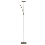 vidaXL Stående lampe 16 W sølv 180 cm