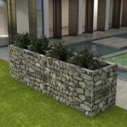 vidaXL Gabion høybed stål 360x90x100 cm