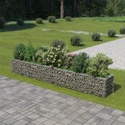 vidaXL Gabion høybed galvanisert stål 360x50x50 cm