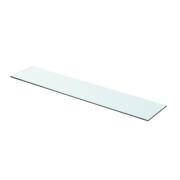 vidaXL Hyllepanel klart glass 70x15 cm