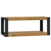 vidaXL Baderomsskap 90x45x35 cm heltre teak