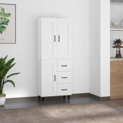 vidaXL Highboard hvit konstruert tre