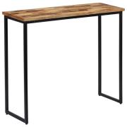 vidaXL Konsollbord gjenvunnet heltre teak 90x30x76 cm