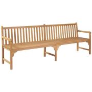 vidaXL Hagebenk 240 cm heltre teak