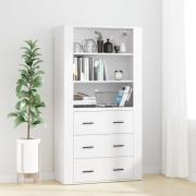 vidaXL Highboard hvit konstruert tre