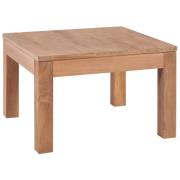 vidaXL Salongbord heltre teak naturlig etterbehandling 60x60x40 cm