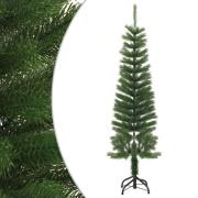 vidaXL Kunstig slankt juletre med stativ 150 cm PE