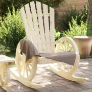 vidaXL Adirondack gyngestoler 2 stk heltre gran