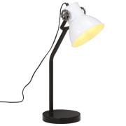 vidaXL Skrivebordslampe 25 W hvit 17x17x60 cm E27