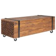 vidaXL Salongbord 110x45x38 cm heltre teak