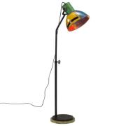 vidaXL Gulvlampe 25 W flerfarget 30x30x100-150 cm E27