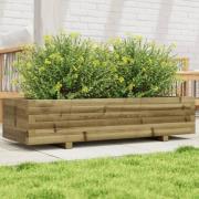 vidaXL Plantekasse 110x40x26,5 cm impregnert furu