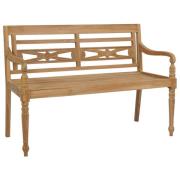 vidaXL Bataviabenk 150 cm teak