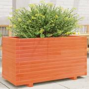 vidaXL Plantekasse voksbrun 90x40x49,5 cm heltre furu