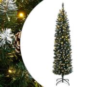 vidaXL Kunstig slankt juletre med 150 LED 150 cm