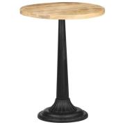 vidaXL Bistrobord Ø60x76 cm grovt mangotre