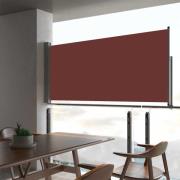 vidaXL Uttrekkbar sidemarkise 60x300 cm brun