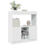 vidaXL Highboard hvit 92x33x100 cm konstruert tre