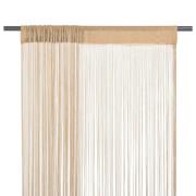 vidaXL Trådgardiner 2 stk 100x250 cm beige