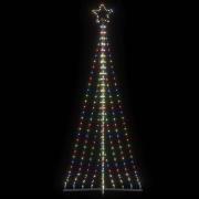 vidaXL Juletrelys 447 LEDs fargerik 250 cm