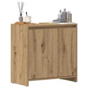 vidaXL Badeservantskap artisan eik 60x33x60 cm konstruert tre