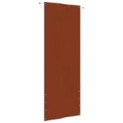 vidaXL Balkongskjerm terrakotta 80x240 cm oxfordstoff