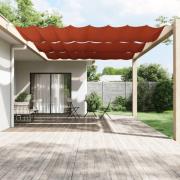 vidaXL Vertikal markise terrakotta 250x420 cm oxfordstoff