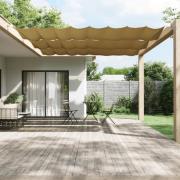 vidaXL Vertikal markise beige 180x360 cm oxfordstoff