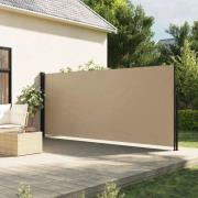 vidaXL Uttrekkbar sidemarkise beige 160x300 cm