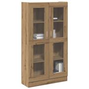 vidaXL Highboard artisan eik 82,5x30,5x150 cm konstruert tre