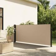 vidaXL Uttrekkbar sidemarkise beige 140x300 cm