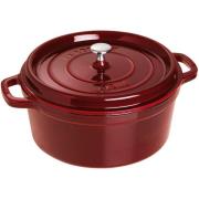 Staub Rund Gryte 28 cm 6,7 liter Grenadine