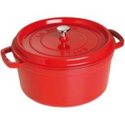 Staub Rund Gryte 30 cm 8,35 liter Rød