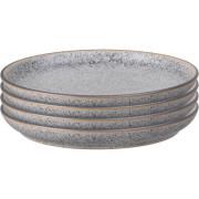 Denby Studio Grey Tallerken 21cm 4-Pakk