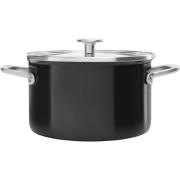 KitchenAid Cookware Collection Gryte med lokk 20 cm, svart