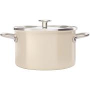 KitchenAid Cookware Collection Gryte med lokk 20 cm, Mandel