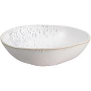 Denby Kiln skål, 13 cm, hvit og grå