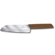 Victorinox Swiss Modern Santokukniv 17cm Valnøtt-tre