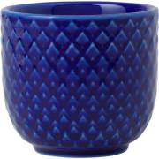 Lyngby Porcelæn Rhombe Color eggekopp 5 cm, Mørkeblå