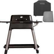 Everdure Force gasgrill + grillovertrekk & grillplade, matt svart