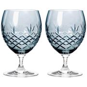 Frederik Bagger Crispy Eightball Glass 2 stk, Sapphire