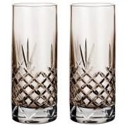 Frederik Bagger Crispy Highball Glass 2 stk, Copal