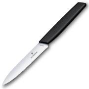 Victorinox Swiss Modern Sagtann Skallkniv 10 cm, Svart