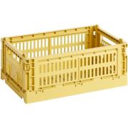 HAY Color Crate oppbevaringsboks, liten, dusty yellow