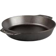 Lodge Bakeware Bakeform med dobbelt håndtak, 26 cm, støpejern