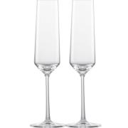 Zwiesel Pure champagneglass 21 cl, 2-pakning